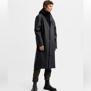 Stutterheim Stockholm Long Rain jacket Size Large